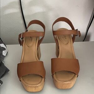 Brown Leather Women's Sandals